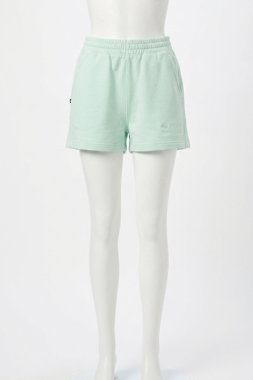 NEW THE KOOPLES sweat short with logo in mint green